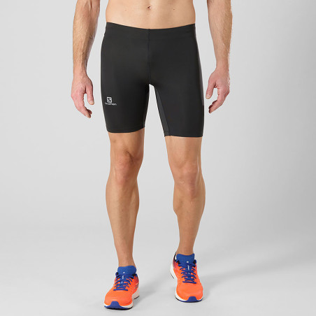 Cuissard Running SALOMON Homme AGILE SHORT TIGHT Noir