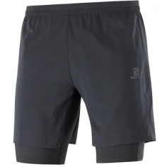 Short Running SALOMON Homme XA TWINSKIN SHORT Noir PE 2021