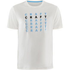 T-Shirt Running Homme CRAFT CORE CHARGE SS Ecru