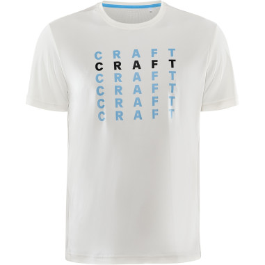 T-Shirt Running Homme CRAFT CORE CHARGE SS Ecru