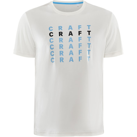 T-Shirt Running Homme CRAFT CORE CHARGE SS BLANC AH 2021
