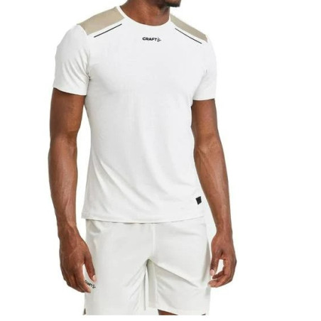 T-Shirt Running Homme CRAFT PRO HYPERVENT SS TEE Blanc