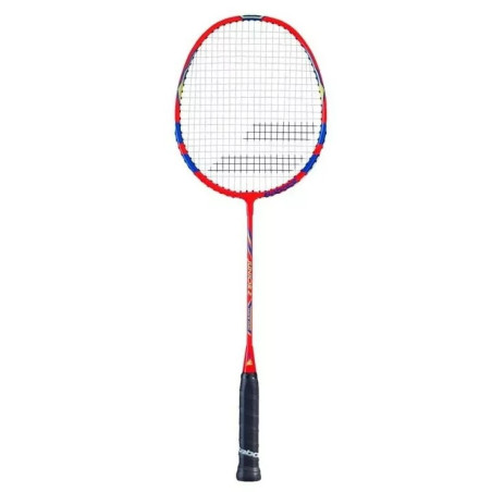 Raquette Junior Badminton BABOLAT 2 STRUNG Rouge / Bleu / Jaune 2023