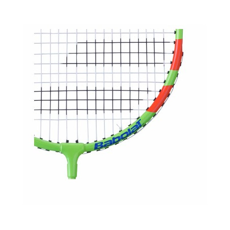 Raquette Junior Badminton BABOLAT MINIBAD STRUNG Vert / Rouge 2023