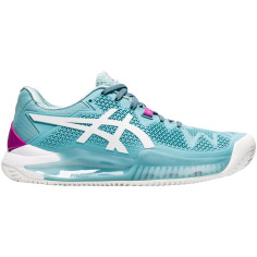 Chaussures ASICS Femme GEL-RESOLUTION 8 Terre Battue Bleu...