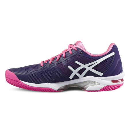Chaussures ASICS Femme Gel-Solution Speed 3 Terre Battue Pourpre/Fushia PE 2016