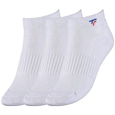 Chaussettes TECNIFIBRE Coupe Basse Pack de 3 Blanc