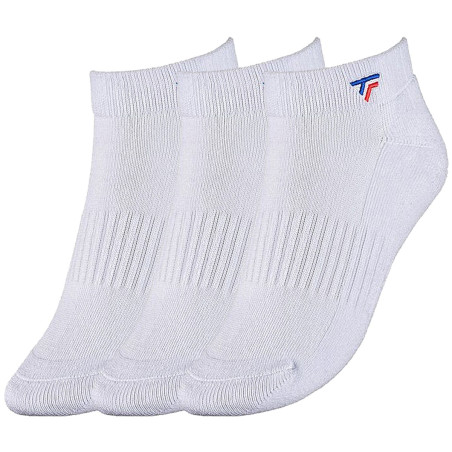 Chaussettes TECNIFIBRE Coupe Basse Pack de 3 Blanc