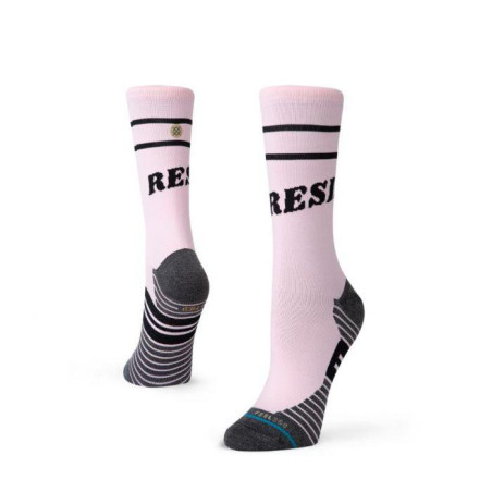 Chaussettes STANCE Femme RUN Fool Hardy Crew Rose / Gris PE 2020