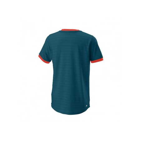 T-Shirt WILSON Junior COMPETITION CREW II Bleu PE 2022