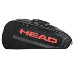 Sac de Tennis HEAD BASE RACQUET L 9R Noir / Rouge PE 2023