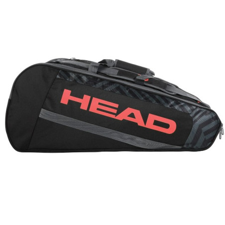 Sac de Tennis HEAD BASE RACQUET L 9R Noir / Rouge PE 2023