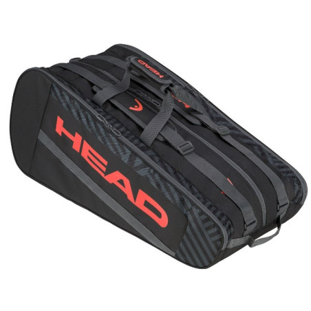 Sac de Tennis HEAD BASE RACQUET L 9R Noir / Rouge PE 2023