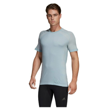 T-Shirt Running ADIDAS Homme ULTRa Light Bleu PE 2019