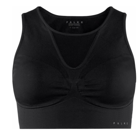 Brassière FALKE Femme TOP CUP MEDIUM Support Noire 2021
