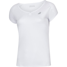 T-Shirt BABOLAT Fille PLAY Cap Sleeve Blanc 2020