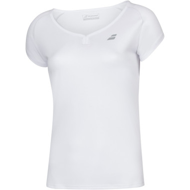 T-Shirt BABOLAT Fille PLAY Cap Sleeve Blanc 2020