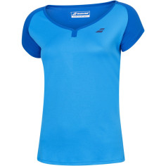 T-Shirt BABOLAT Fille PLAY Cap Sleeve Bleu 2020