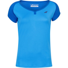 T-Shirt BABOLAT Fille PLAY Cap Sleeve Bleu 2020 2