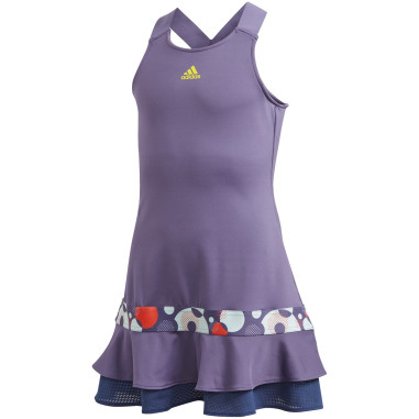 Robe ADIDAS Fille G FRILL Dress Violet PE 2020