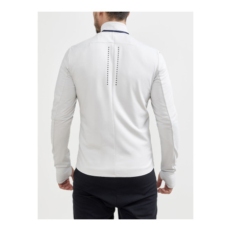 Veste Running CRAFT Homme ADV SUBZ SWEATER Ecru / Marine AH 2021