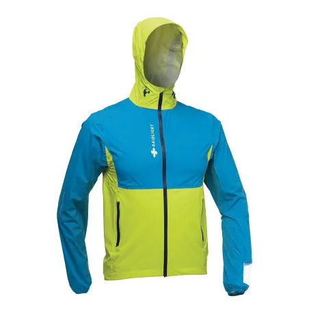Veste Running RAIDLIGHT Homme Imperméable RESPONSIVE MP+ Turquoise / Jaune