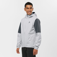 Veste Running SALOMON Homme ESSENTIAL WP 2.5L JKT Gris AH... 2