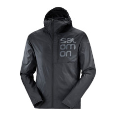 Veste Running SALOMON Homme BONATTI CROSS FZ HOODIE Noir...
