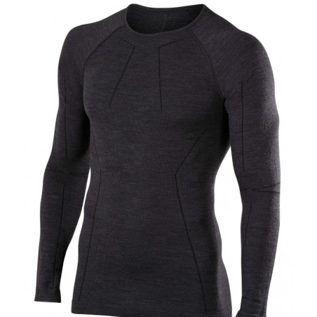 T-Shirt FALKE Homme Wool Tech Longs ML Gris AH 2022