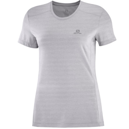 T-Shirt Running SALOMON Femme XA TEE FLOQUE Gris