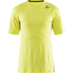 T-Shirt Running CRAFT Homme Shade SS Tee Men Jaune PE 2019