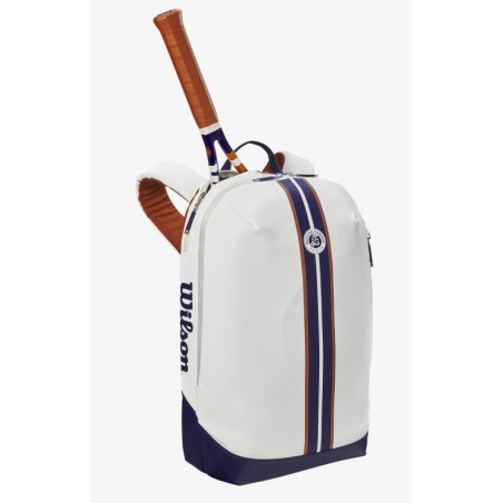 Sac à dos WILSON ROLAND GARROS SUPER TOUR Blanc 2023