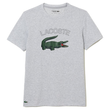T-Shirt LACOSTE Homme SPORT Gris / Vert PE 2022