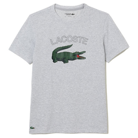 T-Shirt LACOSTE Homme SPORT Gris / Vert PE 2022