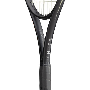 Raquette WILSON BURN 100V4.0 Noir / Orange /...