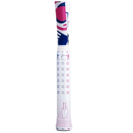 Raquette Junior BABOLAT B'FLY 23 Blanc / Rose / Bleu 2023