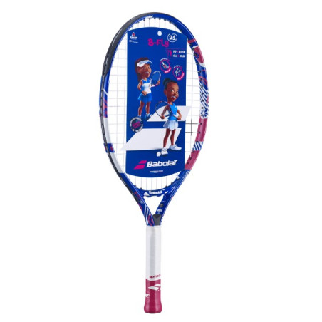 Raquette Junior BABOLAT B'FLY 21 Bleu / Blanc / Rose 2023