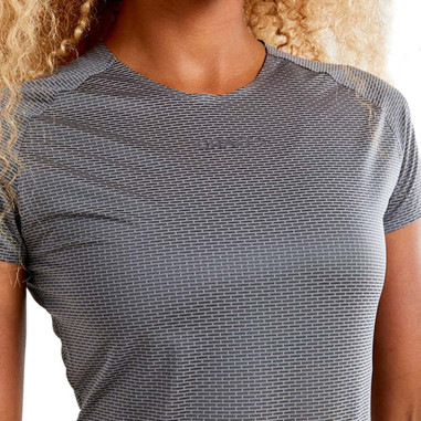 T-Shirt Running CRAFT Femme Vent Mesh SS Gris...