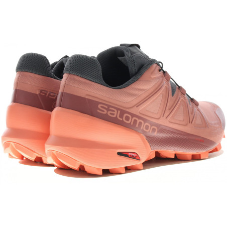 Chaussures Running SALOMON Femme SPEEDCROSS 5 Saumon / Orange AH 2021