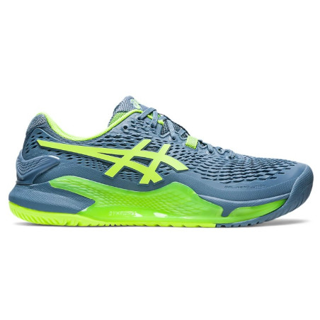 Chaussures ASICS Homme GEL-RESOLUTION 9 Toutes Surfaces Gris / Vert PE 2023