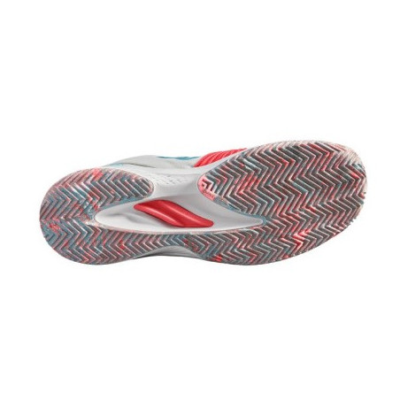 Chaussures WILSON Femme Kaos 2.0 Clay Blanc / Corail PE 2018