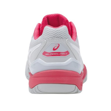 Chaussures ASICS Junior Gel-Resolution 7 GS Gris / Rose AH 2017