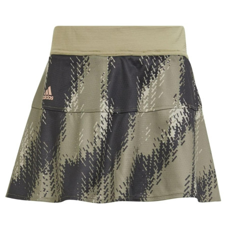 Jupe avec shorty ADIDAS Fille US OPEN SKIRT G Kaki / Noir AH 2021