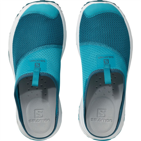 Claquettes SALOMON Femme RX Slide 4.0 W Turquoise / Blanc PE 2019