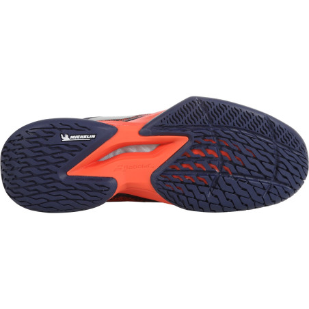 Chaussures BABOLAT Homme JET MACH 3 AC Violet / Orange AH 2021