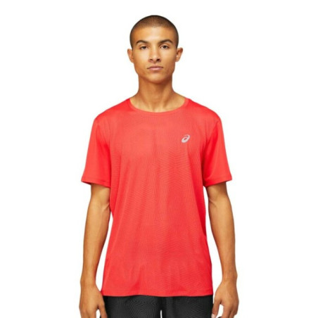 T-Shirt ASICS Homme VENTILATE SS TOP ELECTRIC RED AH 2021