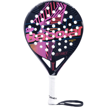 Raquette Padel BABOLAT DEFIANCE WOMAN Noir / Rose (350 g) 2022
