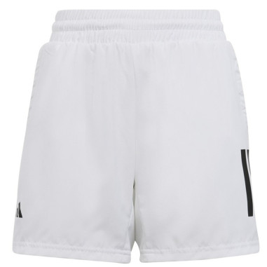 Short ADIDAS Garçon 3 BANDES CLUB Blanc PE 2023