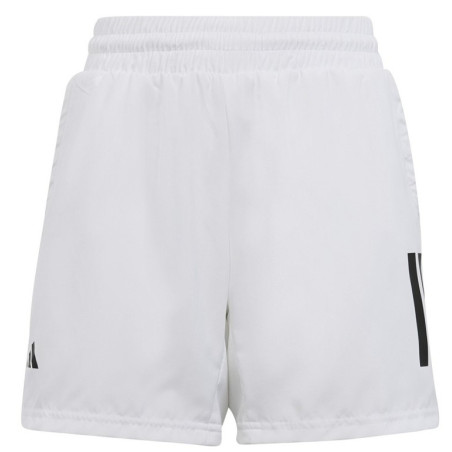 Short ADIDAS Garçon 3 BANDES CLUB Blanc PE 2023