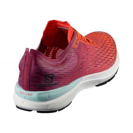 Chaussures Running SALOMON Homme SONIC 3 ACCELERATE Rouge / Blanc 2020
